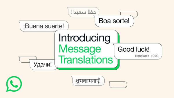WhatsApp twierdzi, że tłumaczenie odbywa się na urządzeniu, aby zachować prywatność. (Źródło zdjęcia: WhatsApp)