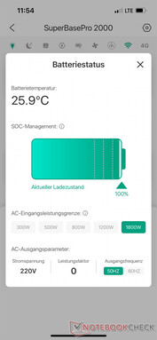 Szczegóły i ustawienia baterii