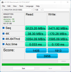 AS SSD (próbka USA - 6800H)