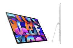 Ultracienki monitor posiada zdejmowaną podpórkę oraz zintegrowaną obsługę gestów Mac i WACOM (źródło obrazu: JGF)