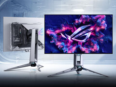 Asus ROG Swift OLED PG27AQWP-W ma półprzezroczystą konstrukcję, w przeciwieństwie do wielu podobnych monitorów. (Źródło obrazu: Asus)
