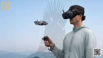 DJI Neo 2 latający z parą DJI Goggles N3. (Źródło zdjęcia: Igor Bogdanov)