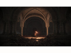Zrzut ekranu z gry A Plague Tale: Innocence, który prezentuje mechanikę rozgrywki i grafikę. (Źródło obrazu: Steam)