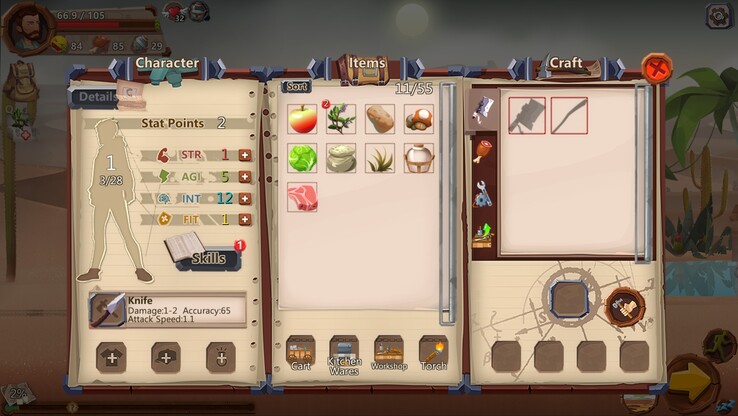 Obraz przedstawiający ekwipunek w Home Behind. (Źródło obrazu: Steam)