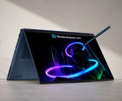 Urządzenie Lenovo Yoga 9n 2-w-1 ma być jednym z pierwszych komputerów konwertowalnych wyposażonych w technologię Nvidia RTX Spark.