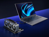 Lecoo Pro 14 Core Edition jest wyposażony w procesor Intel Core Ultra 5 135H. Na zdjęciu: laptop z konfiguracją eGPU.