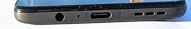 Dół: 3.port audio 5mm, mikrofon, port USB-C, głośnik