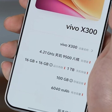 Vivo X300. (Źródło obrazu: New Evaluation Technology)