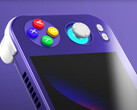 Anbernic RG476H w opcji kolorystycznej inspirowanej Gamecube. (Źródło zdjęcia: Anbernic)