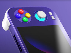 Anbernic RG476H w opcji kolorystycznej inspirowanej Gamecube. (Źródło zdjęcia: Anbernic)