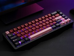 Czarny z odrobiną różu: Schemat kolorystyczny klawiatury all-in-one PC. (Źródło zdjęcia: Rakeydo via Kickstarter)