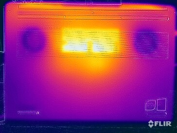 Test naprężeń w temperaturach powierzchniowych (dół)