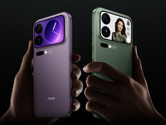 Xiaomi 17 Pro i Xiaomi 17 Pro Max odbiegają od większości smartfonów typu candybar ze stosunkowo dużymi wyświetlaczami dodatkowymi. (Źródło zdjęcia: Xiaomi)