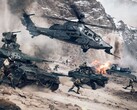 Battlefield 6, zrzut ekranu przedstawiający pojazdy wojskowe i uzbrojone postacie, zapowiada się na mocny powrót serii gier. (Źródło obrazu: DICE) 