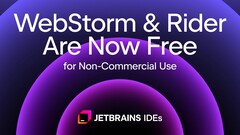 WebStorm i Rider od JetBrains są dostępne do pobrania do użytku niekomercyjnego. (Źródło obrazu: JetBrains)