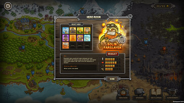 Na obrazie: zrzut ekranu z rozgrywki w grze Kingdom Rush - Tower Defense.