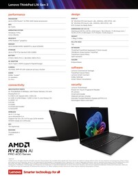 Specyfikacja Lenovo ThinkPad L16 Gen 3 AMD.
