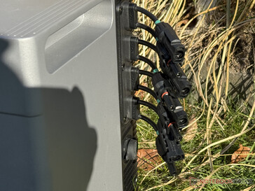 Wejścia PV czterech MPPT