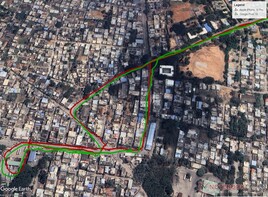 Jazda próbna nawigacji na drodze