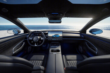 Xiaomi SU7 (2026) w nowym kolorze Capri Blue: elektryczny sportowy sedan zyskuje coś więcej niż tylko niewielki lifting. (Źródło zdjęcia: Xiaomi)