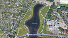 Wycieczka testowa GNSS: wycieczka wokół jeziora