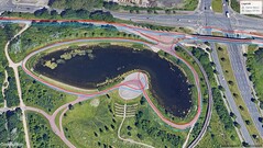 Trasa testowa GNSS: obwód jeziora