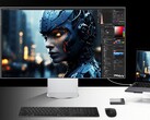 LG UltraFine 6K 32U990A posiada niemal bezramkowy panel w stylowej obudowie. (Źródło obrazu: LG)