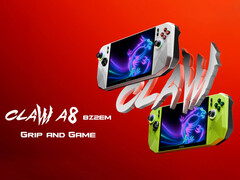 MSI oferuje Claw A8 w dwóch premierowych kolorach, oba z 24 GB pamięci RAM i APU Ryzen Z2 Extreme. (Źródło zdjęcia: MSI)