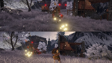 Obraz przedstawiający podzielony ekran w grze Outward Definitive Edition.