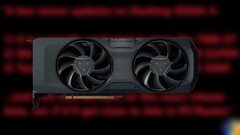 AMD Radeon RX 7700 XT posiada 12 GB pamięci GDDR6 VRAM i 54 jednostki obliczeniowe. (Źródło: AMD/Moore's Law Is Dead-edited)