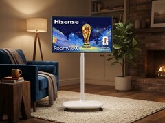 Telewizor z systemem Android TV zaprojektowany z myślą o mobilności wewnątrz budynku.