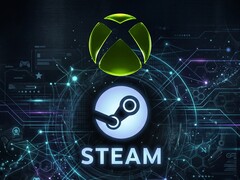 Wyświetlane są logo Xbox i Steam