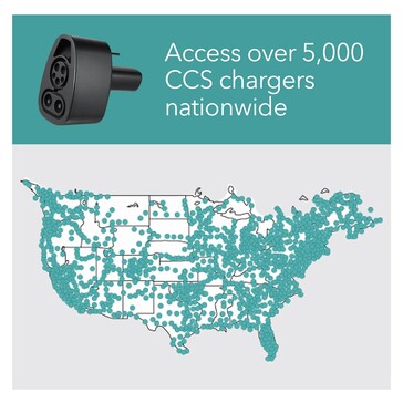 Dostęp do ponad 5000 stacji innych niż Supercharger