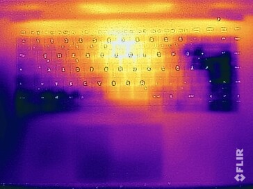 Temperatura powierzchni po stronie górnej (test warunków skrajnych)