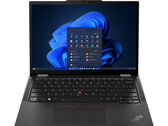 ThinkPad X13 2-w-1 Gen 5 będzie ważył zaledwie 1,2 kg w konfiguracji z baterią 41 Wh i czarną górną pokrywą. (Źródło zdjęcia: Lenovo)