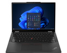 ThinkPad X13 2-w-1 Gen 5 będzie ważył zaledwie 1,2 kg w konfiguracji z baterią 41 Wh i czarną górną pokrywą. (Źródło zdjęcia: Lenovo)