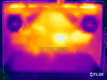 Test naprężeń temperatury powierzchni (dół)