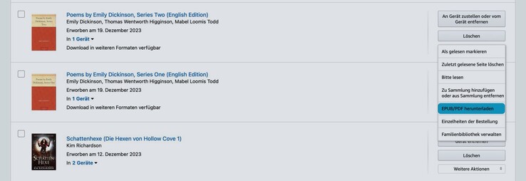 Amazon umożliwia teraz pobieranie wybranych książek w formacie PDF lub ePub bez zabezpieczeń DRM.