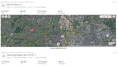 Nawigacja: Galaxy Tab S10 FE+ vs. Garmin Venu 2