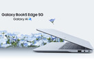 Samsung sprzedaje Galaxy Book5 Edge 5G w jednej opcji kolorystycznej Sapphire Blue. (Źródło zdjęcia: Samsung)