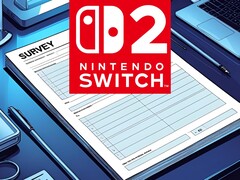 Logo Switch 2 jest pokazane powyżej makiety ankiety Nintendo (źródło obrazu: Nintendo of America z poprawkami)
