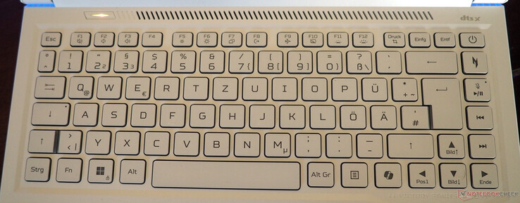 Acer Nitro V14 AI: Klawiatura