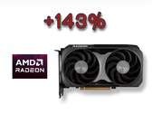 Imponujący i dobrze wyceniony Radeon RX 9060 XT pokonał RTX 5060 Ti z ponad 143% większą liczbą głosów. (Źródło obrazu: AMD, edytowane)
