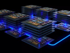 Artystyczny obraz odlewni układów Intela zaprojektowanej dla sztucznej inteligencji. (Źródło obrazu: Intel)