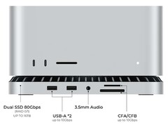 Nowa stacja dokująca TB5 jest przeznaczona dla Apple Studio (źródło obrazu: RayCue)