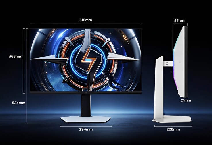 Monitor do gier TCL 27C2A Pro jest wyposażony w funkcję pochylania, obracania i regulacji wysokości.