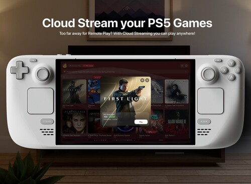 Asobi: Remote Play zaprezentowane podczas strumieniowania z chmury na Steam Decku