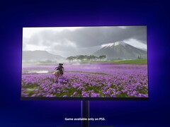 Ghost of Yotei pokazany na monitorze do gier PlayStation