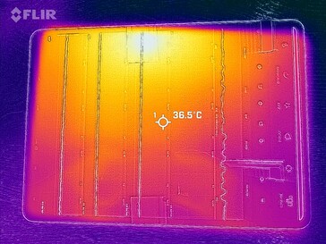 Temperatury powierzchni: Najwyższa