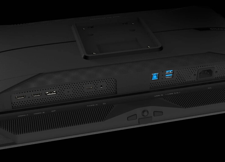 Nowy monitor OLED 1440p oferuje hub USB, ale USB PD jest bardzo ograniczone (źródło obrazu: Gigabyte)